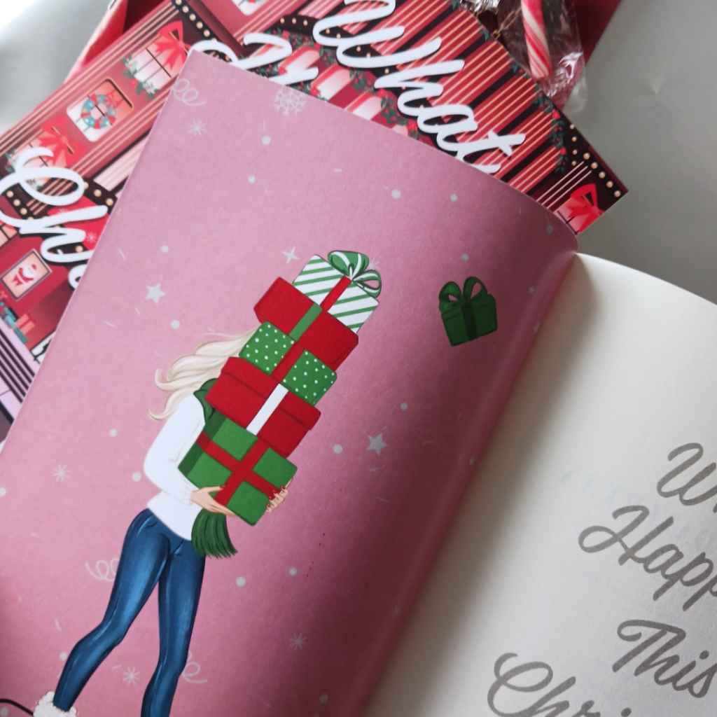 What Happens This Christmas book end pages