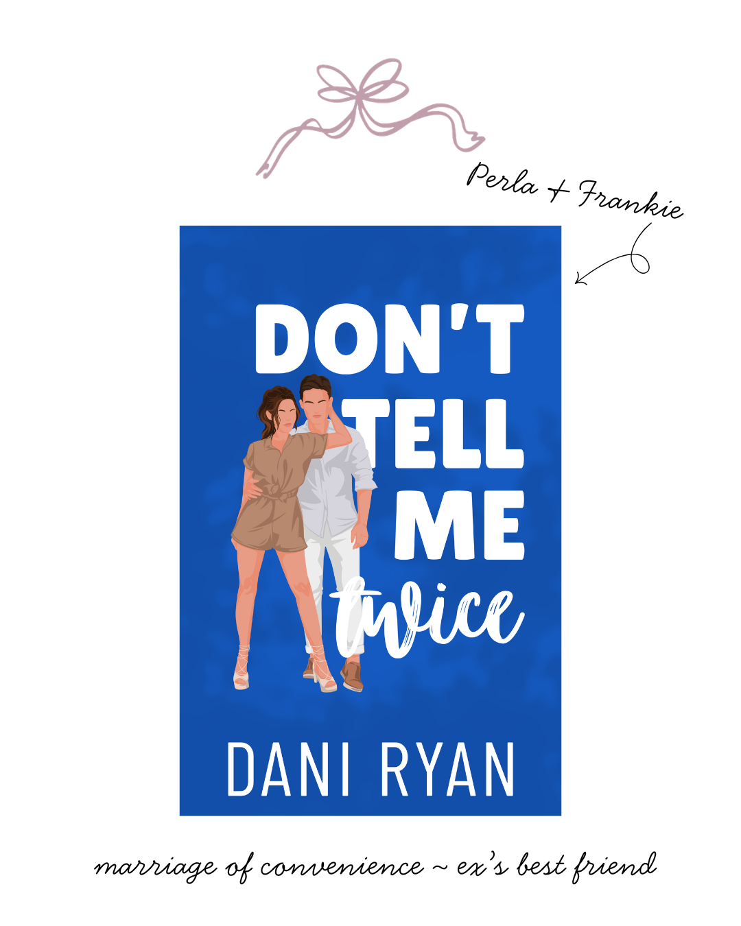 Don’t Tell Me Twice cover with main tropes