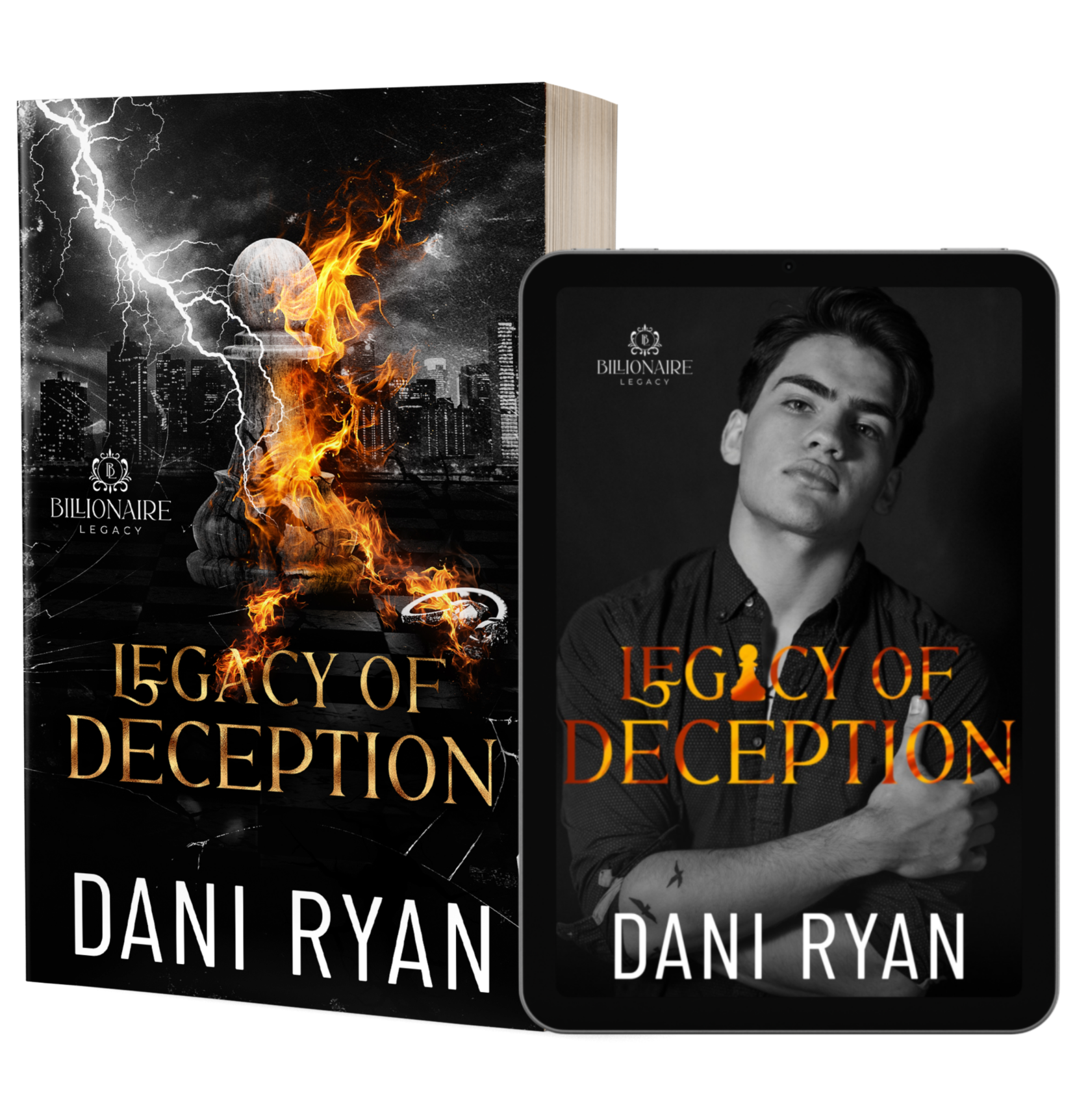 Legacy of Deception by Dani Ryan covers
